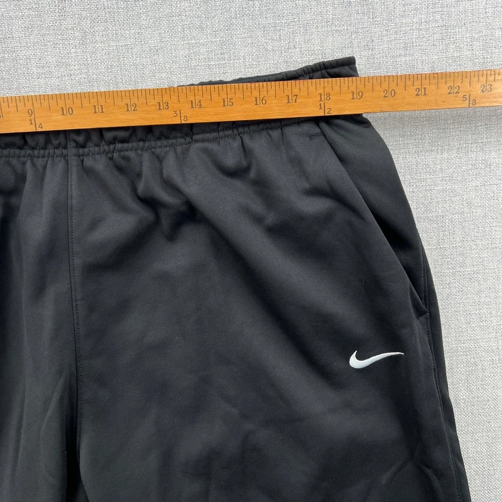 Nike Therma-FIT Open Hem Fitness Sweatpants Men 3XL Black Fleece Lined Active